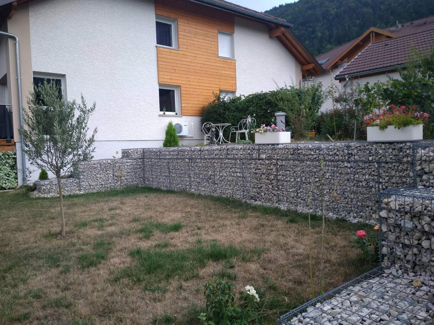Travaux d'enrochement à Annecy 